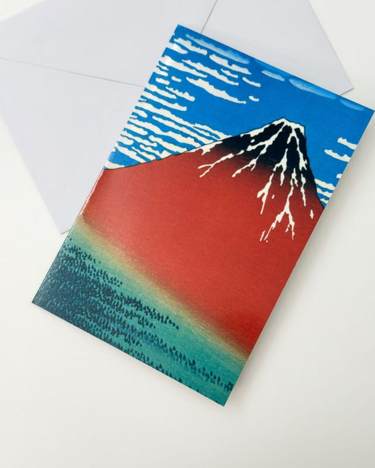 JAPANESE ART GREETING CARD - MOUNT FUJI COLLECTION | NBC