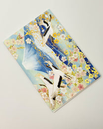 JAPANESE ART GREETING CARD - CRANE COLLECTION | NBC