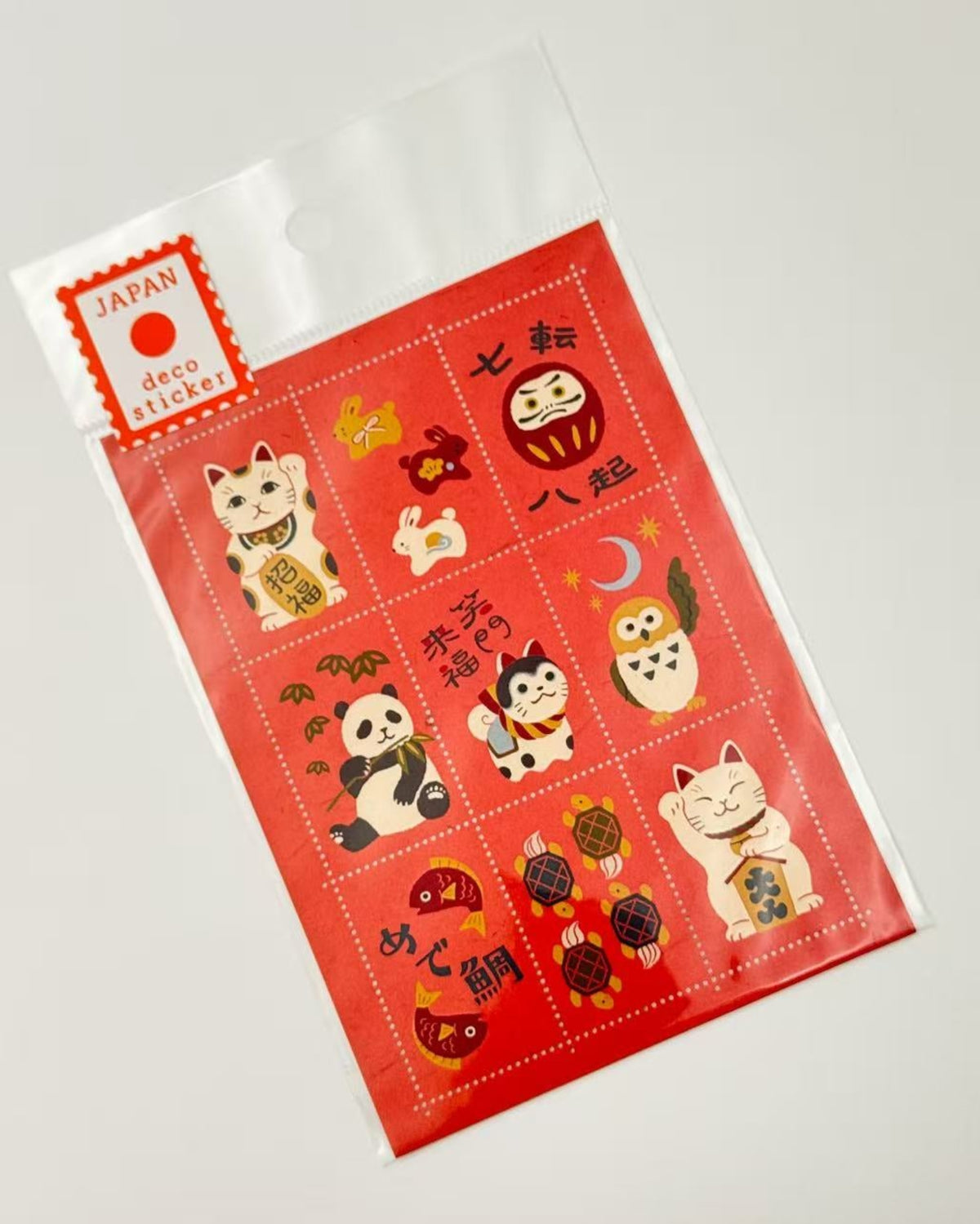 JAPANESE LUCKY MOTIFS GREETINGS CARD - SYMBOL OF GOOD FORTUNE | NBC