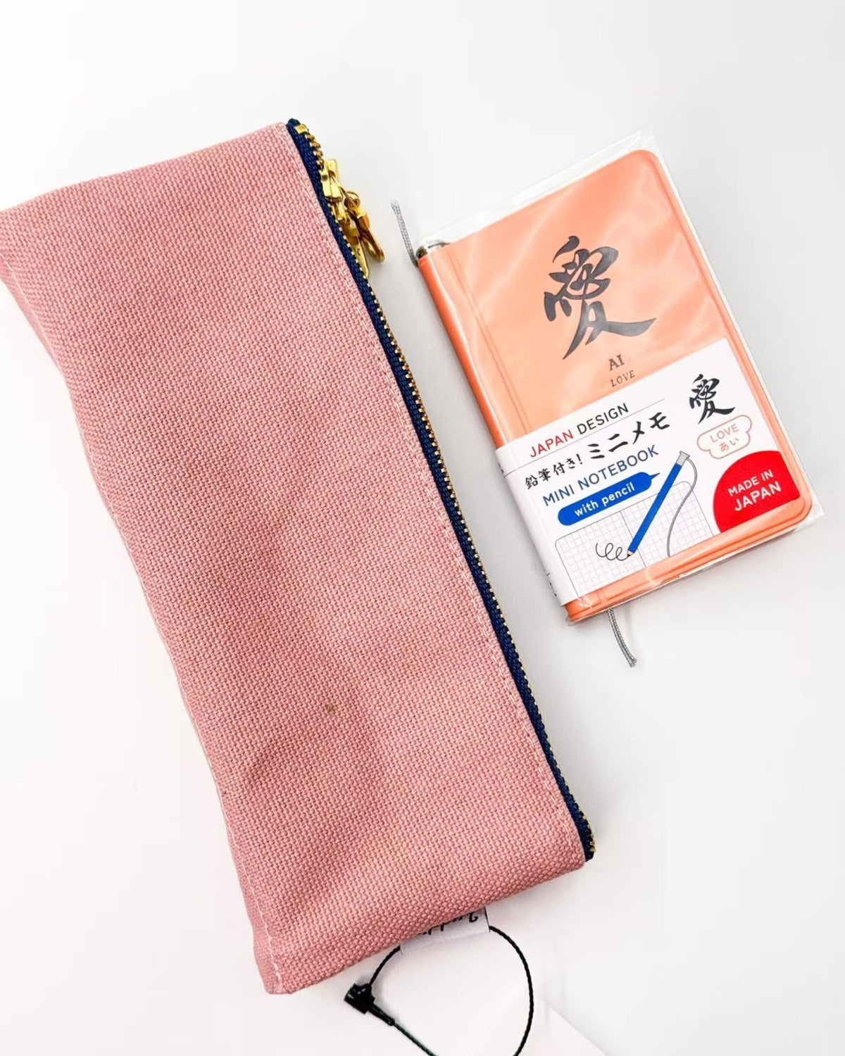 JAPANESE KANJI POCKET MINI NOTEBOOK WITH PENCIL | DAIGO
