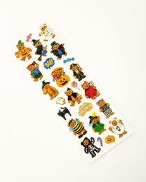 MADE IN JAPAN | HALLOWEEN | TRANSFER STICKERS - 7 DESIGNS | OKUYAMA