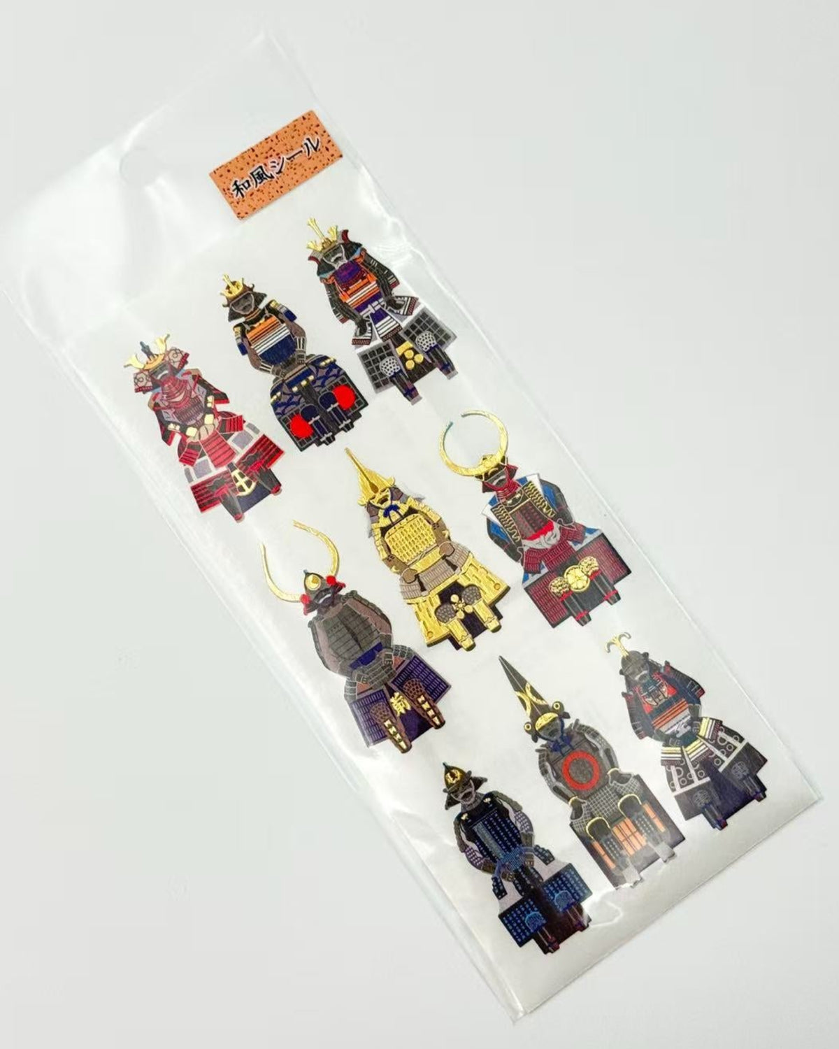 MADE IN JAPAN GOLD LEAF STICKERS | WARRIORS &amp; HERITAGE OF JAPAN - 7 Designs | OKUYAMA