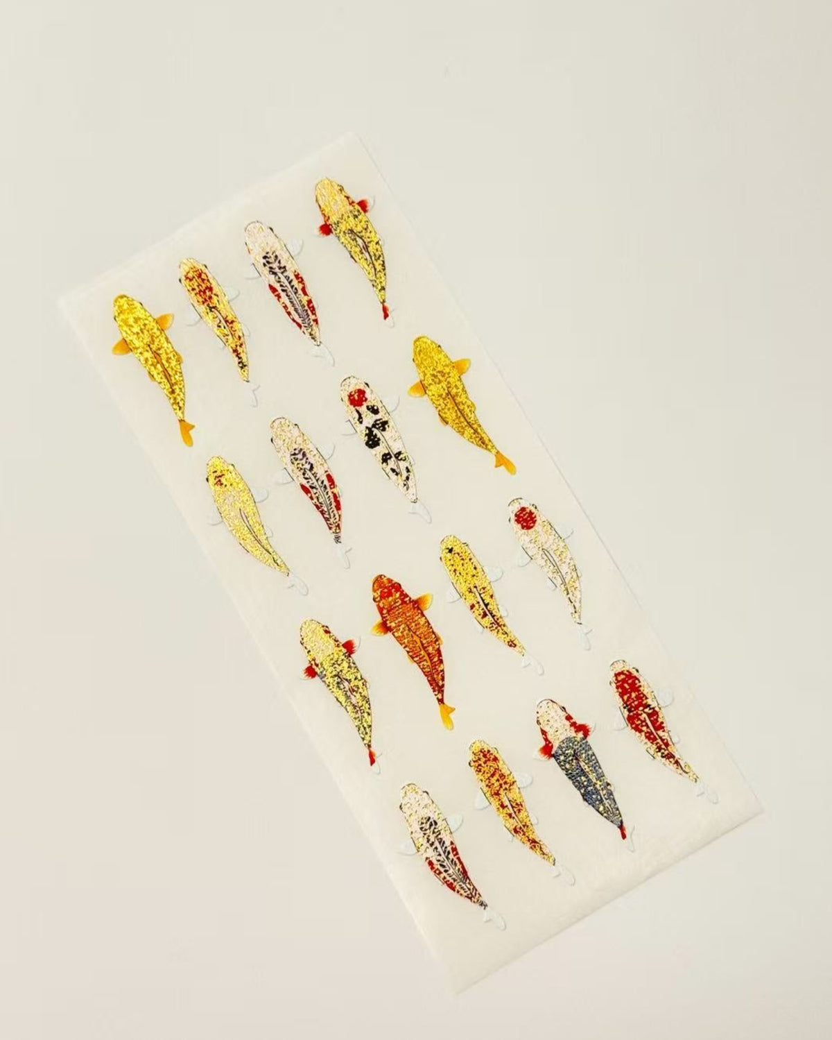 JAPANESE ICONS WASHI STICKERS | TRADITIONAL MOTIFS WITH GOLD LEAF  | OKUYAMA