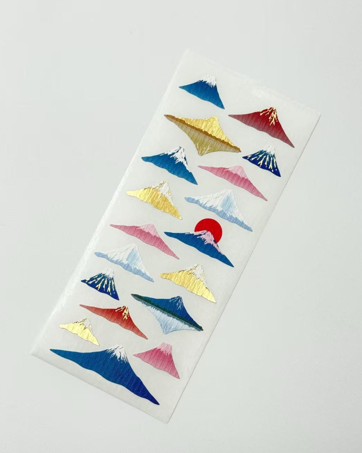 JAPANESE LANDMARK &amp; MOUNT FUJI STICKERS | GOLD ACCENT | OKUYAMA