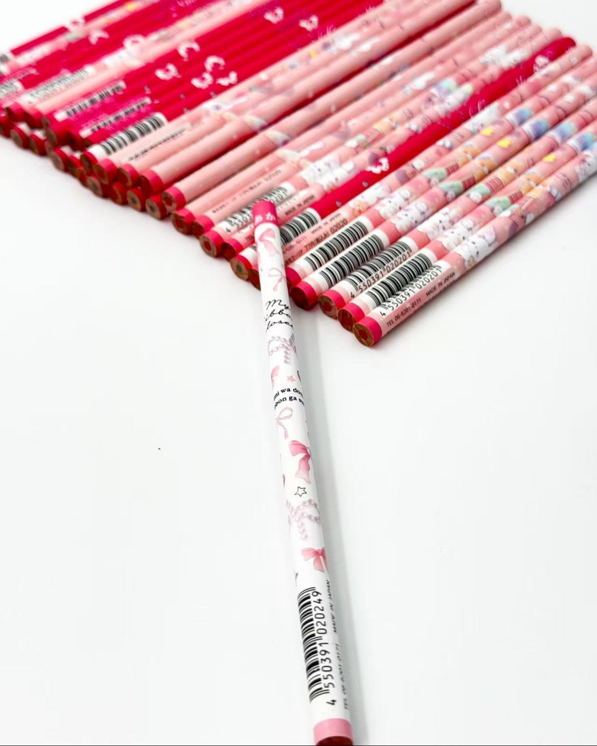 CUTE JAPANESE PENCILES | PINK &amp; PLAYFUL COLLECTION | MDS