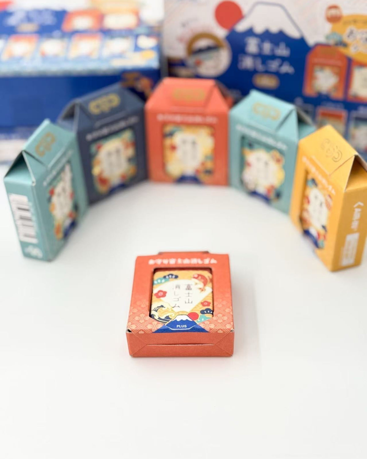 PLUS | MOUNT FUJI OMAMORI ERASER | JAPANESE LUCKY CHARM COLLECTION | MDS