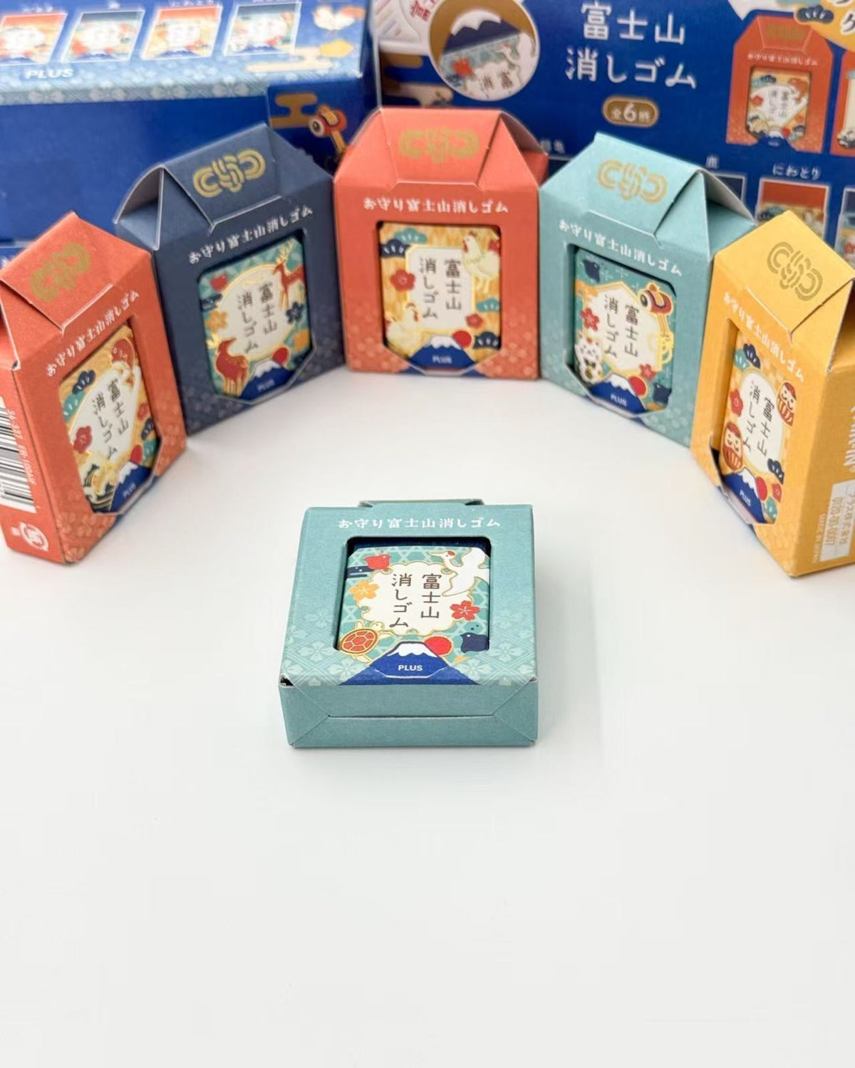 PLUS | MOUNT FUJI OMAMORI ERASER | JAPANESE LUCKY CHARM COLLECTION | MDS