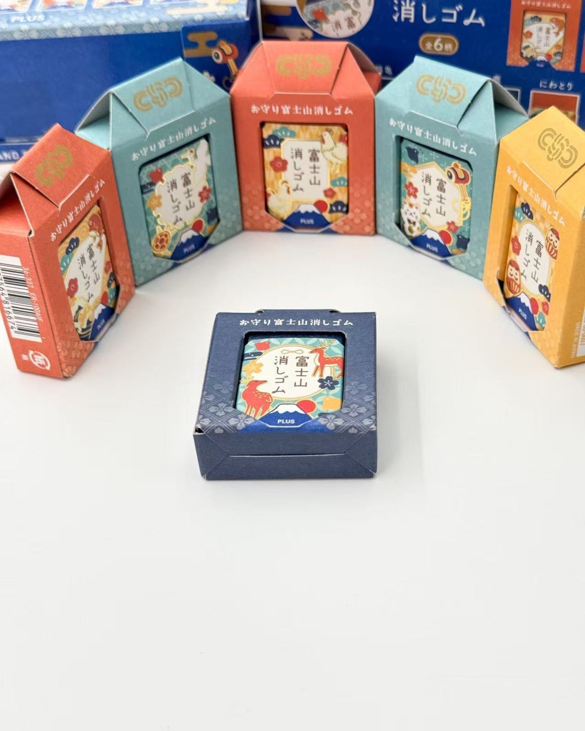 PLUS | MOUNT FUJI OMAMORI ERASER | JAPANESE LUCKY CHARM COLLECTION | MDS