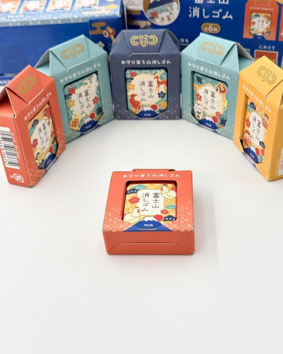 PLUS | MOUNT FUJI OMAMORI ERASER | JAPANESE LUCKY CHARM COLLECTION | MDS