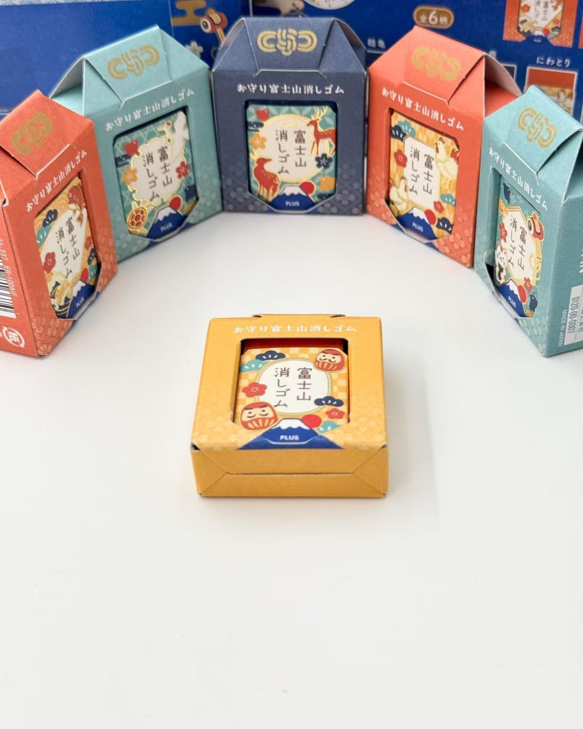 PLUS | MOUNT FUJI OMAMORI ERASER | JAPANESE LUCKY CHARM COLLECTION | MDS