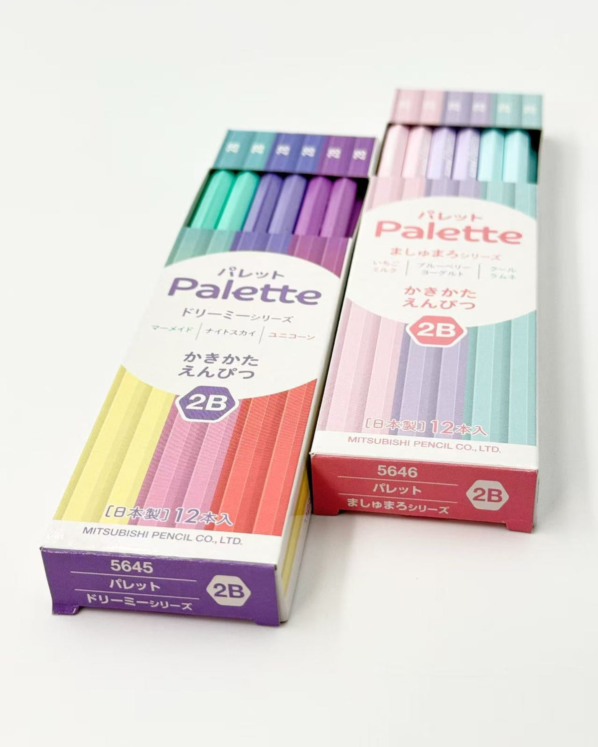 MITSUBISHI UNI PALETTE 2B PENCILS  – 12 PIECE COLOUR COLLECTION