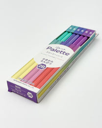 MITSUBISHI UNI PALETTE 2B PENCILS  – 12 PIECE COLOUR COLLECTION