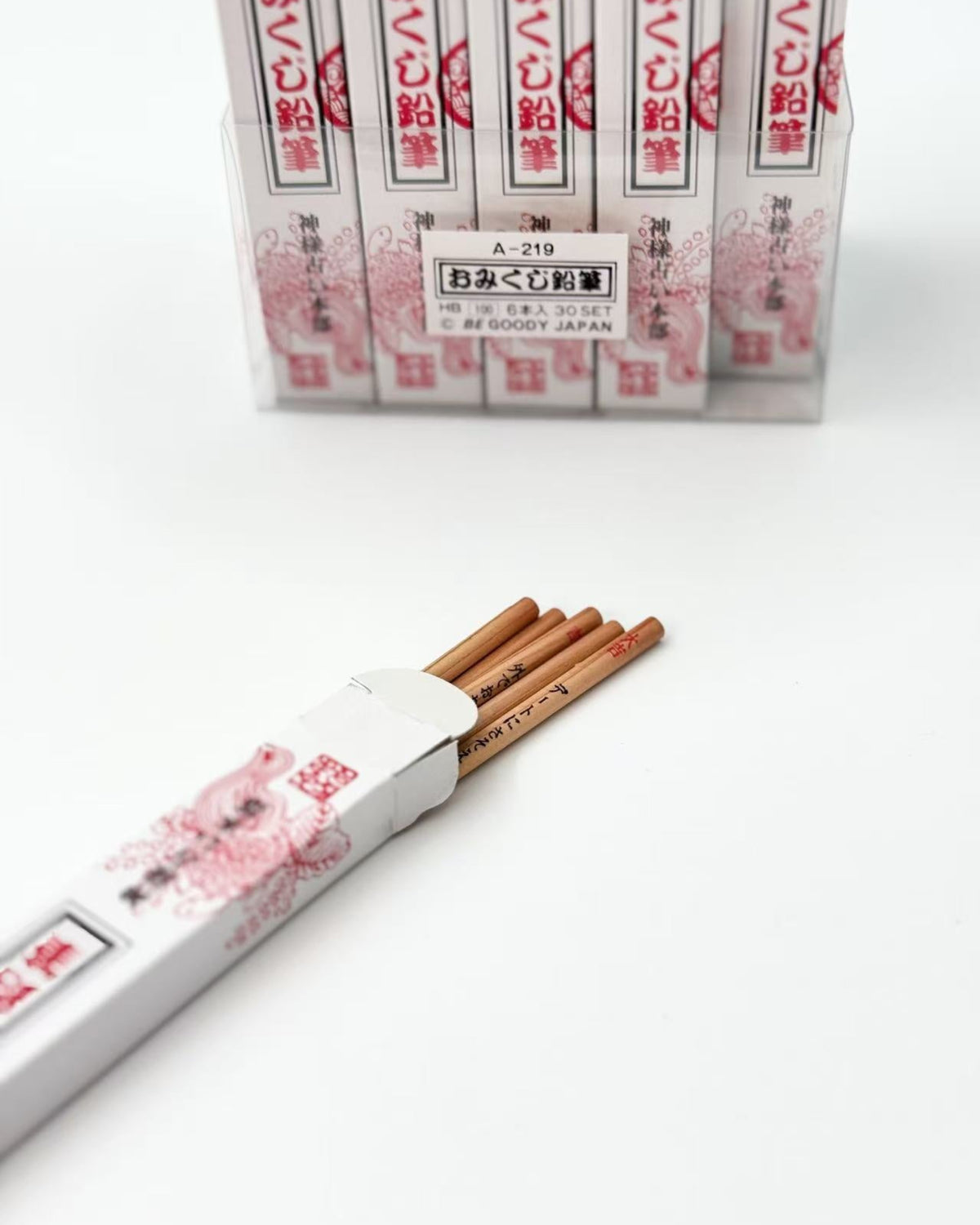 JAPANESE OMIKUJI FORTUNE PENCILES | TRADITIONAL LUCKY DRAW PENCIL SET