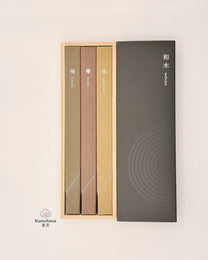 JAPANESE INCENSE STICKS | WABOKU 3 WOOD ASSORTMENT SET | KOUSAIDO 香彩堂