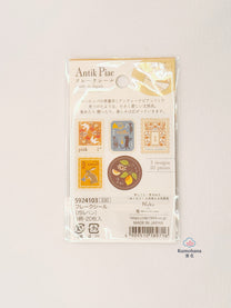 ANTIK PIAC VINTAGE EUROPEAN STAMP STICKERS | NB