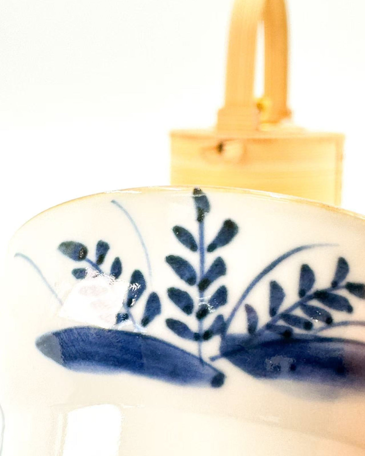 KIYOMIZU WARE SAKE CUP | SOMETSUKE KOZANJI 染付高山寺 | NISHIKAWA