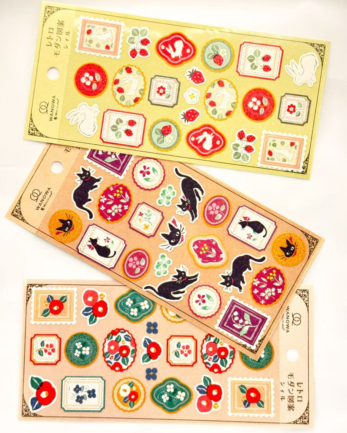 WANOWA TAISHO RETRO MODERN WASHI STICKERST | NB