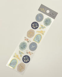 UTATANE GOLD FOIL WASHI STICKERS | NATURE COLLECTION  | NB