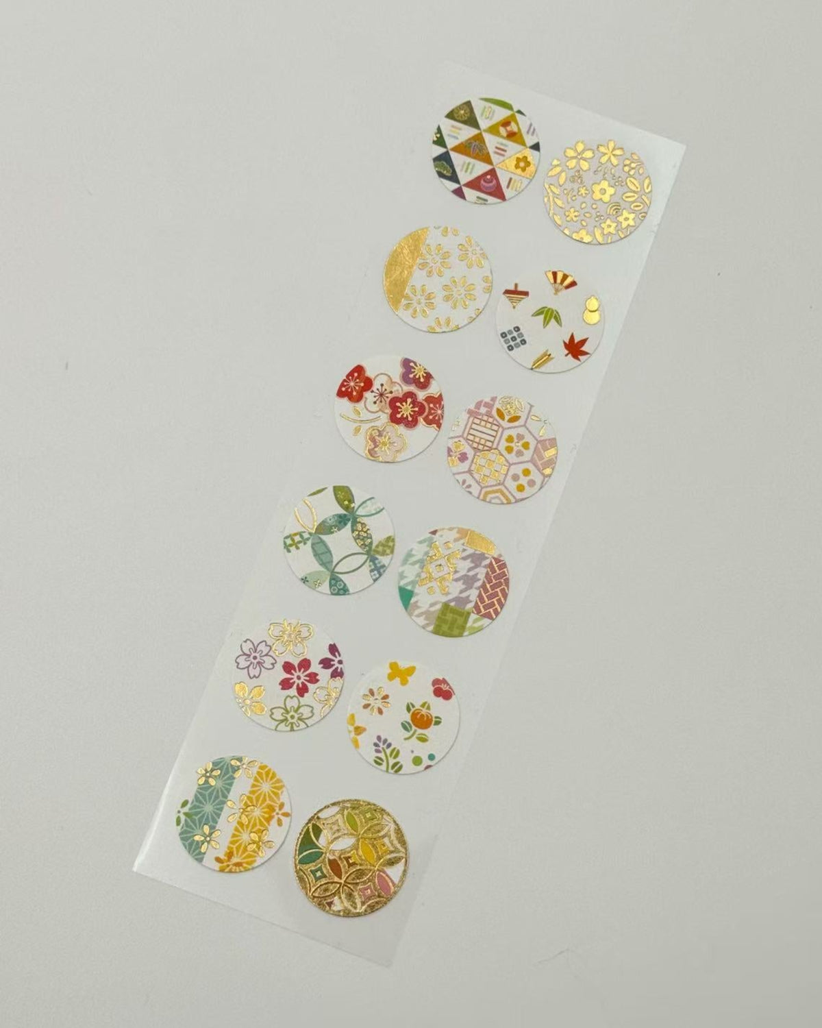 JAPANESE UNRYU PAPER GOLD FOIL STICKERS | WA STYLE COLLECTION | NB