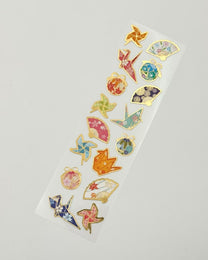 JAPANESE UNRYU PAPER GOLD FOIL STICKERS | WA STYLE COLLECTION | NB