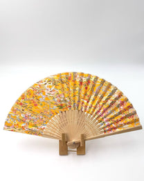 HAND-DYED YUZEN WASHI PAPER FOLDING FAN | TANIGUCHI SHOYUDO