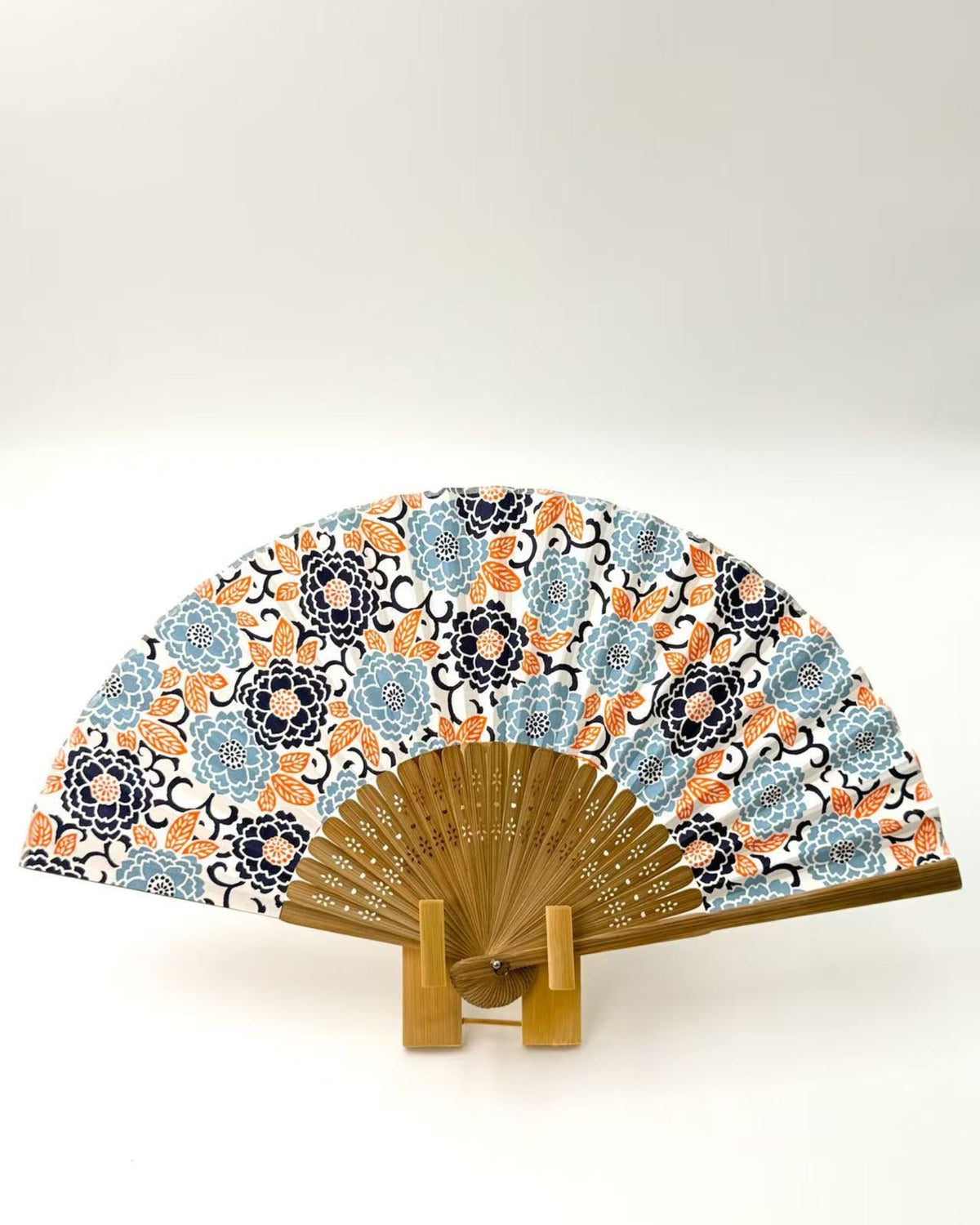 HAND-DYED YUZEN WASHI PAPER FOLDING FAN | TANIGUCHI SHOYUDO