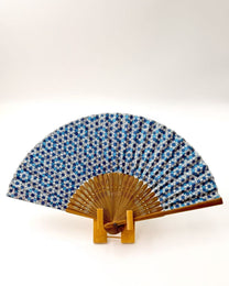 HAND-DYED YUZEN WASHI PAPER FOLDING FAN | TANIGUCHI SHOYUDO