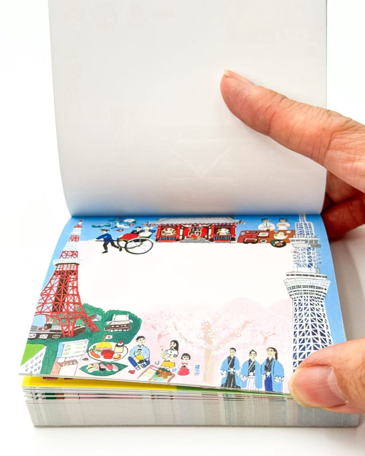 JAPANESE ARTIST ILLUSTRATED MEMO PAD | ART &amp; NATURE COLLECTION | Hyogensha