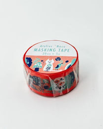 ATELIER NACO | ILLUSTRATED WASHI TAPE WOODLAND ANIMALS COLLECTION