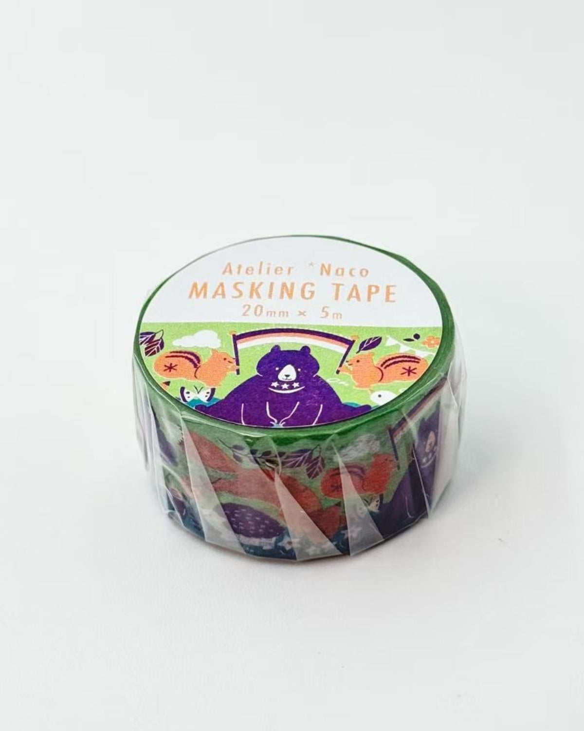 ATELIER NACO | ILLUSTRATED WASHI TAPE WOODLAND ANIMALS COLLECTION