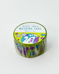 ATELIER NACO | ILLUSTRATED WASHI TAPE WOODLAND ANIMALS COLLECTION