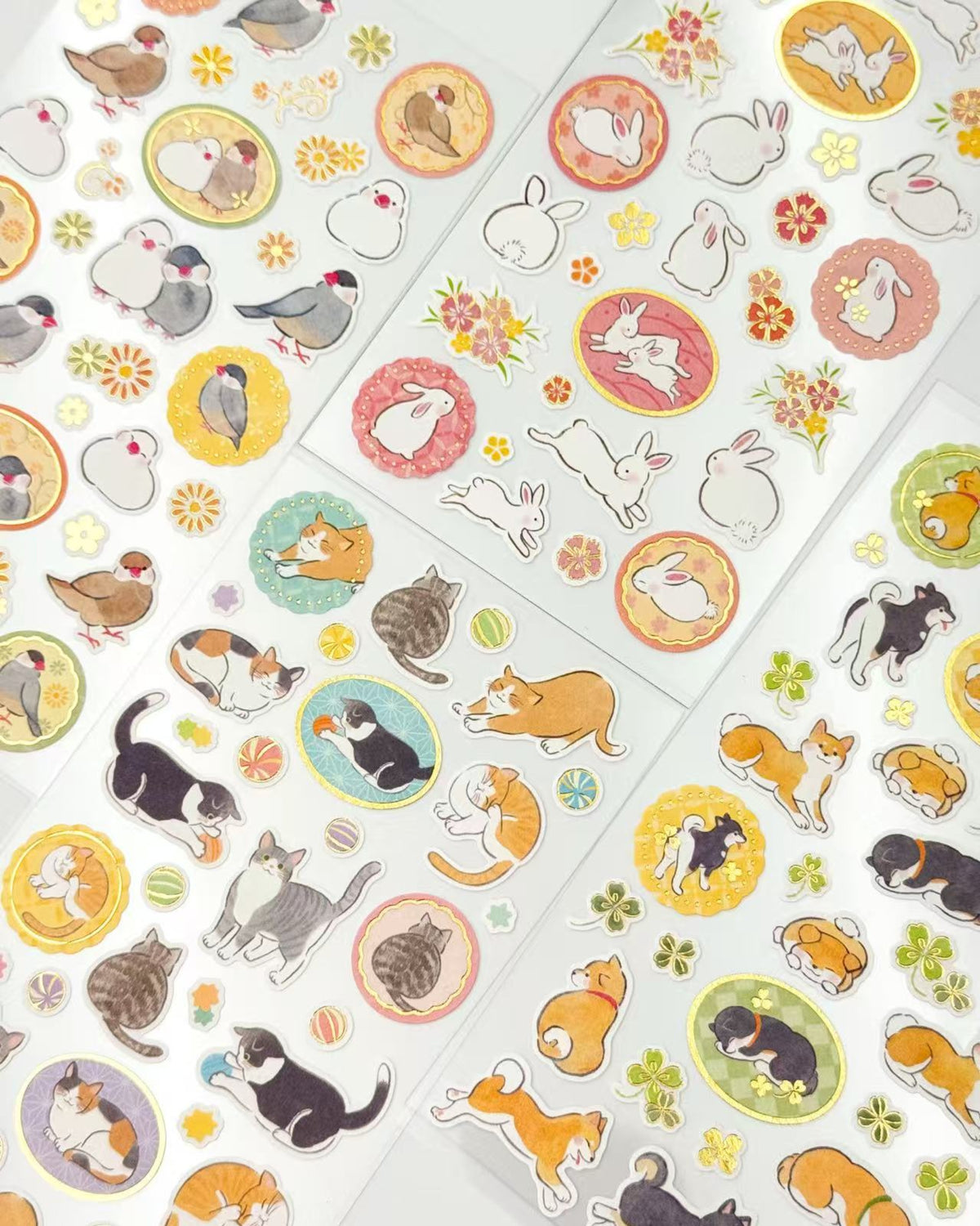 YUFUMI | JAPANDES WASHI ANIMAL STICKERS | NB