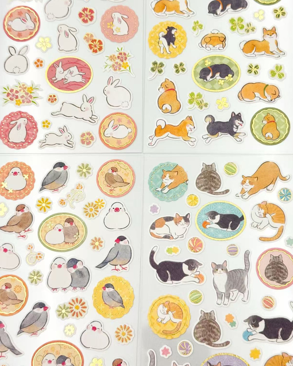 YUFUMI | JAPANDES WASHI ANIMAL STICKERS | NB