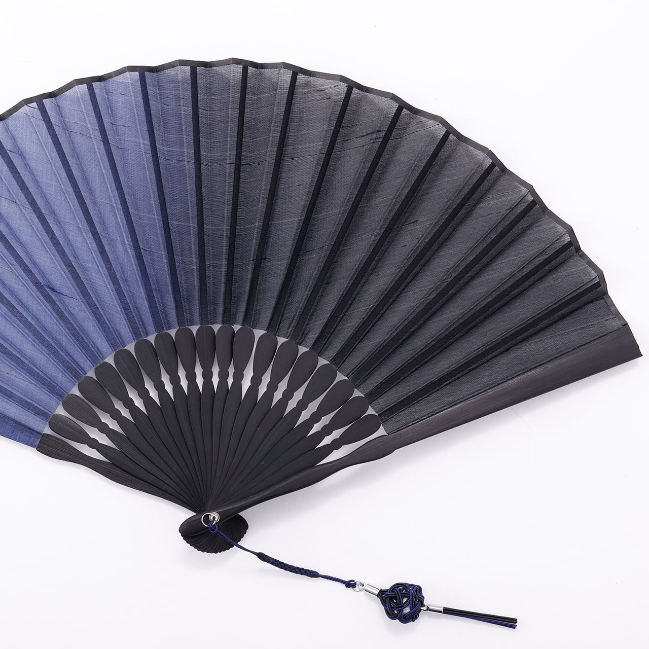 HANDMADE MATSUOKA-HIME KASUMI SILK JAPANESE FOLDING FAN | KIMONO ITOKO 伊と幸