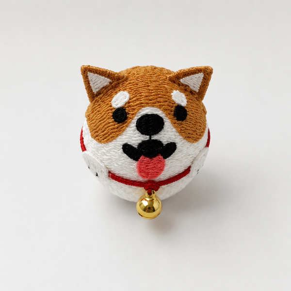JAPANESE SHIBA INU ROLY-POLY ORNAMENT | PARER
