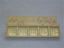 HANDMADE JAPANESE CHOPSTICK REST SET | GION SAKURA | TOUSENGAMA 陶泉窯
